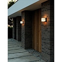 Nordlux outdoor wall luminaire FLUCTUS 13 E27 IP44, black matt, white 