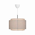 pendant luminaire TAKAI E27 IP20, beige dimmable