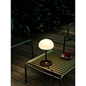 Nordlux battery table lamp SPONGE ON A STICK IP44, black matt, white dimmable