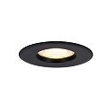 downlight ROSALEE IP65,IP20, black dimmable