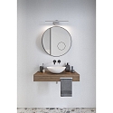 Nordlux LED Wand-/Spiegelleuchte IP S13 60, 7,2W, 3000K, CRI>80, IP44, wei�