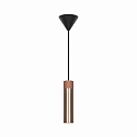 Nordlux pendant luminaire TILO 1 flame GU10 IP20, brass, burnished dimmable