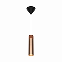Nordlux pendant luminaire TILO 1 flame GU10 IP20, brass, burnished dimmable