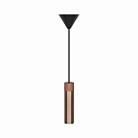 Nordlux pendant luminaire TILO 1 flame GU10 IP20, brass, burnished dimmable