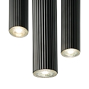 Nordlux pendant luminaire VICO 3 flames GU10 IP20, black dimmable