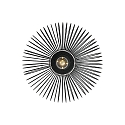 Nordlux wall and ceiling luminaire BERONI E27 IP20, black dimmable
