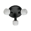 Nordlux Deckenleuchte MILFORD MINI, 3-flammig, 3x E14, IP20, dimmbar, schwarz