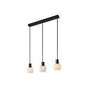 Pendelleuchte MILFORD MINI, 3-flammig, 3x E14, IP20, dimmbar, schwarz