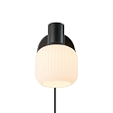 Nordlux Wandleuchte MILFORD MINI, E14, IP20, schwarz