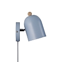 wall luminaire GASTON E27 IP20, blue 