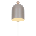 Nordlux Wandleuchte GASTON, E27, IP20, hellbraun