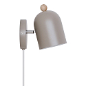 Nordlux Wandleuchte GASTON, E27, IP20, hellbraun