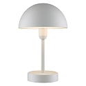 battery table lamp ELLEN TO-GO without charger, with IP charging station IP44, mat, white dimmable