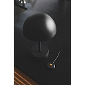 Nordlux battery table lamp ELLEN TO-GO without charger, with IP charging station IP44, mat, black dimmable