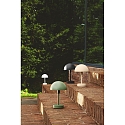 Nordlux battery table lamp ELLEN TO-GO without charger, with IP charging station IP44, mat, black dimmable