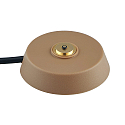 Nordlux battery table lamp ELLEN TO-GO without charger, with IP charging station IP44, brown, mat dimmable