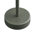Nordlux battery table lamp ELLEN TO-GO IP44, olive green dimmable