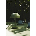 Nordlux battery table lamp ELLEN TO-GO IP44, olive green dimmable