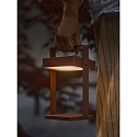 Nordlux battery solar lamp SAULIO adjustable, with handle, sea-air resistant IP44, brown, mat dimmable
