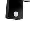 Nordlux solar wall luminaire JUSTINA with sensor IP44, black 