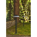 solar bollard lamp JUSTINA with sensor IP44, anthracite 
