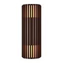 Nordlux Wandleuchte ALUDRA DOUBLE, 2x E27, IP54, seaside metallisch braun