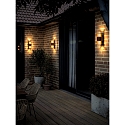 Nordlux Wandleuchte ALUDRA DOUBLE, 2x E27, IP54, seaside metallisch braun