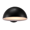 Nordlux wall luminaire CLARSO E27 IP44, black dimmable