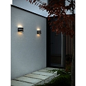 Nordlux Outdoor Wandleuchte SIBELIS UP/DOWN, E27, IP44, dimmbar, schwarz