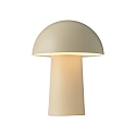 design for the people by Nordlux battery table lamp FAYE IP20, beige dimmable