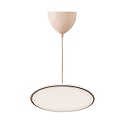 design for the people by Nordlux LED Pendelleuchte ARTIST 40, 25W, 3000K, 2300lm, IP20, staubrosa