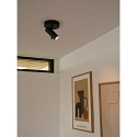 spot JEROME GU10 IP20, black dimmable
