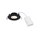 Nordlux recessed luminaire MONOLO set of 1 IP20, black dimmable 4,8W 70 | 230 | 450lm 3000K 36� 36� CRI 80