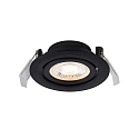 recessed luminaire MONOLO set of 3 IP20, black dimmable 4,8W 70 | 230 | 450lm 3000K 36� 36� CRI 80