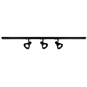 1-phase spot EIK LINK set of 3 GU10 IP20, black dimmable
