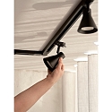 1-phase spot EIK LINK set of 3 GU10 IP20, black dimmable