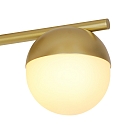 ceiling luminaire CONTINA 3 flames G9 IP20, brushed brass dimmable