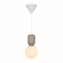 Nordlux pendant luminaire SADIE E14 IP20, beige dimmable