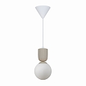 Nordlux pendant luminaire SADIE E14 IP20, beige dimmable
