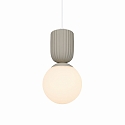 Nordlux pendant luminaire SADIE E14 IP20, beige dimmable