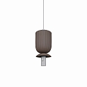Nordlux pendant luminaire SADIE E14 IP20, light brown dimmable