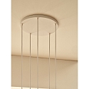 Nordlux Baldachin LUANA, 5-fach, mit Aufh�ngung f�r Pendelleuchten, wei�
