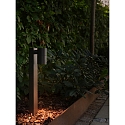 Nordlux bollard lamp TIN 50 GU10 IP44, black dimmable
