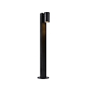Nordlux bollard lamp TIN 80 GU10 IP44, black dimmable