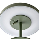 Nordlux LED Solar Akku Tischleuchte ELMER SOLAR, 2W, 3000K, 25/50/100lm, IP44, IK02, dimmbar, grün