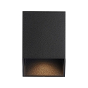 Nordlux Outdoor Wandleuchte NICO, eckig, GU10, IP54, IK03, dimmbar, schwarz