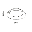 Nordlux Deckenleuchte NIVORA 38, 2x E27, IP20, wei�