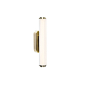LED Wandleuchte VIRELLE 32, 150�, 8W, 3000/4000K, 800lm, IP44, dimmbar, messing