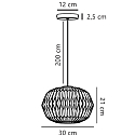 Nordlux Pendelleuchte AVIANA , E27, IP20, opal/wei�