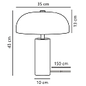 Nordlux Tischleuchte GABRIELLE,  4x E14, IP20, chrom